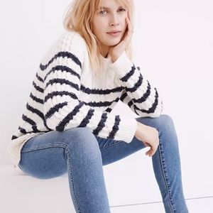 Madewell Linelle Cableknit Sweater